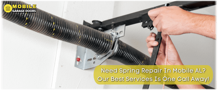 Broken Garage Door Spring Mobile AL